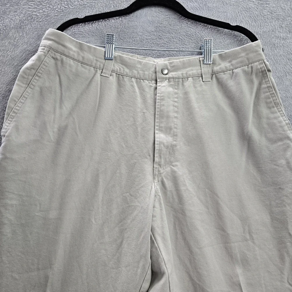 Columbia Men‎ Pants 34WX30L Beige Cargo AM8142 Button 29
